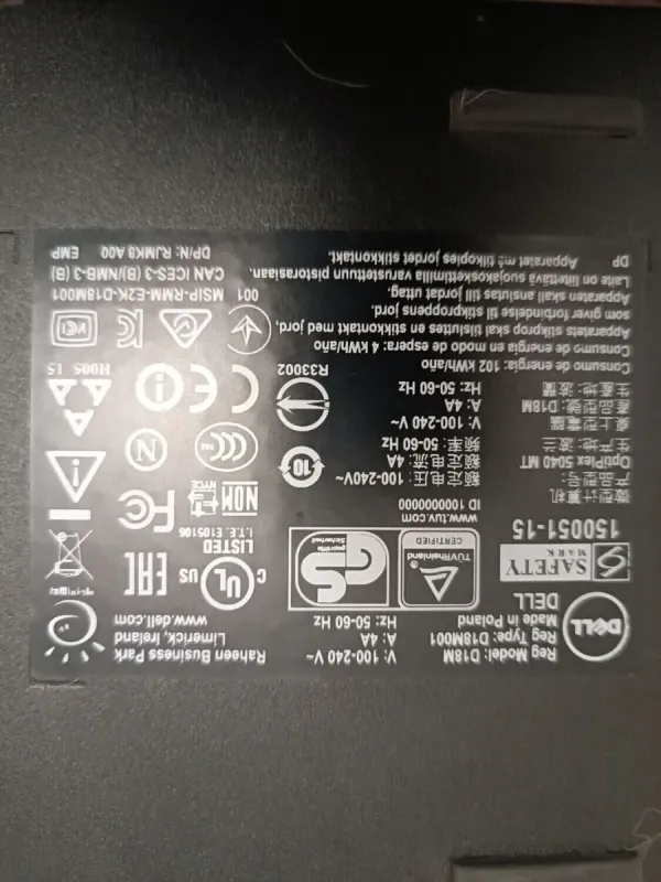 Комп'ютер Dell OptiPlex 5040 Tower / Intel Core i5-6500 (4 ядра по 3,2 - 3,6 ГГц) / 16 ГБ DDR3 / 120 ГБ SSD / AMD Radeon HD 6450, 2 ГБ DDR3, 64-біт б/в - зображення 10