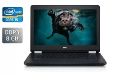 Нетбук Dell Latitude E5270 / 12.5" (1366x768) TN / Intel Core i5-6200U (2 (4) ядра по 2.3 - 2.8 GHz) / 8 GB DDR4 / 240 GB SSD / Intel HD Graphics 520 / WebCam / Windows 10 б/в
