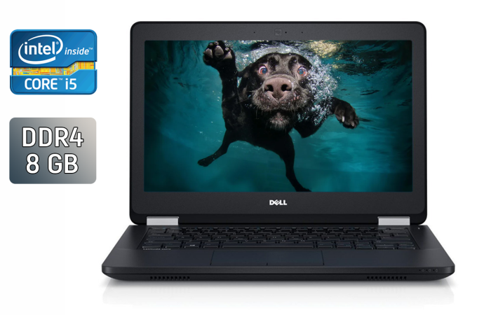 Нетбук Dell Latitude E5270 / 12.5" (1366x768) TN / Intel Core i5-6200U (2 (4) ядра по 2.3 - 2.8 GHz) / 8 GB DDR4 / 240 GB SSD / Intel HD Graphics 520 / WebCam / Windows 10 б/в - зображення 1