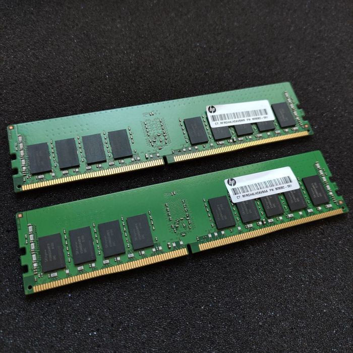 Комплект: Серверная оперативная память Hynix / 32 GB (2x16 GB) / 1Rx4 PC4-2400T / DDR4 ECC / 2400 MHz б/в - зображення 5