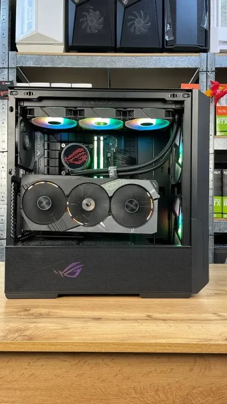 Збірка під замовлення: ігровий Lian Li LanCool 216 RGB Black Tower / Intel Core i5-14600KF (14 (20) ядер по 2.6 - 5.3 GHz) / 32 GB DDR5 / 4000 GB SSD M.2 / nVidia GeForce RTX 4070 Ti, 12 GB GDDR6X, 192-bit / HDMI / 850W - зображення 6