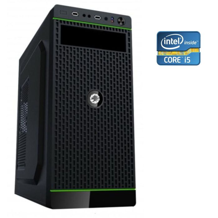 ПК GameMax MT516 Tower / Intel Core i5-4570 (4 ядра по 3.2 - 3.6 GHz) / 8 GB DDR3 / 320 GB HDD / Intel HD Graphics 4600 / 400W б/в - зображення 1