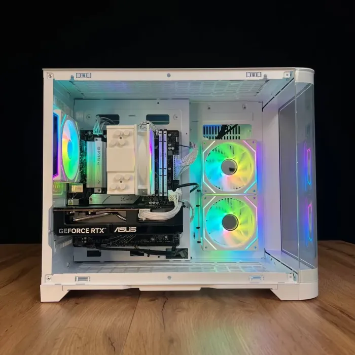 Збірка на замовлення: ігровий ПК GameMax Hype-M White Tower / AMD Ryzen 5 7500F (6 (12) ядер по 3,7 - 5,0 ГГц) / 32 ГБ DDR5 / 1000 ГБ SSD M.2 / nVidia GeForce RTX 5060, 8 ГБ GDDR7, 128-bit / 650 Вт - зображення 7