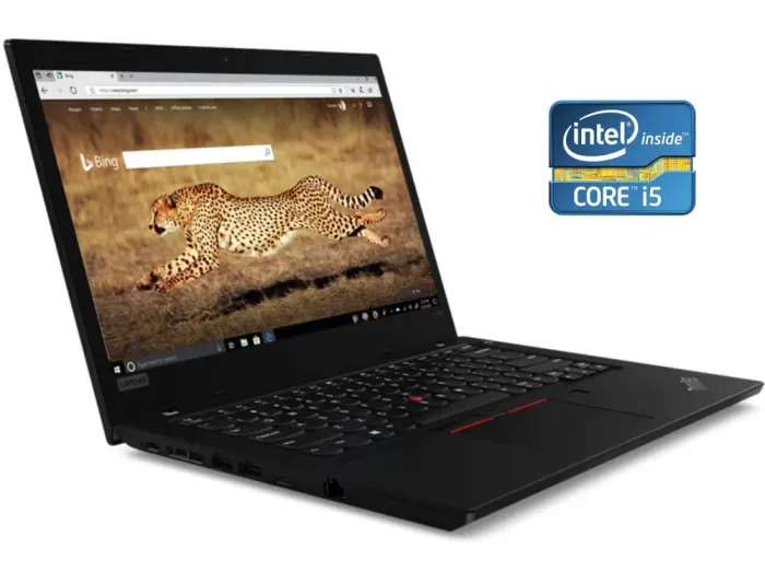 Ультрабук Б-клас Lenovo ThinkPad L490 / 14" (1920x1080) IPS / Intel Core i5-8265U (4 (8) ядра по 1.6 - 3.9 GHz) / 16 GB DDR4 / 512 GB SSD M.2 / Intel UHD Graphics / WebCam / Win 10 Pro б/в - зображення 1