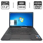 Ноутбук Sony VPC EC3E9E / 17.3" (1600x900) TN / Intel Core i3-370M (2 (4) ядра по 2.4 GHz) / 6 GB DDR3 / 1000 GB HDD / AMD Radeon HD 5470, 512 MB GDDR5, 64-bit / WebCam / DVD-ROM б/в