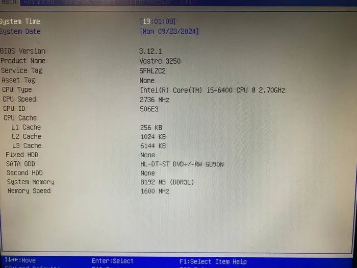 Комп'ютер Dell Vostro 3250 SFF / Intel Core i5-6400 (4 ядра по 2.7 - 3.3 GHz) / 8 GB DDR3 / 500 GB HDD / Intel HD Graphics 530 / DVD-RW / Wi-Fi / HDMI б/в - зображення 8