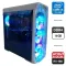 Ігровий ПК GameMax Starlight White Tower / Intel Core i5-7500 (4 ядра по 3,4 - 3,8 ГГц) / 16 ГБ DDR4 / 240 ГБ SSD + 480 ГБ SSD + 500 ГБ HDD / AMD Radeon RX 480, 8 ГБ GDDR5, 256-біт / 600 Вт б/в