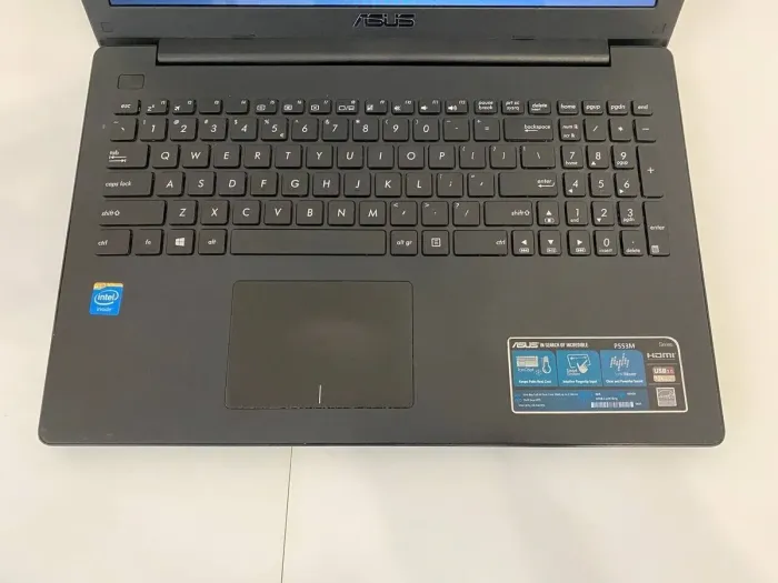 Ноутбук Б-клас Asus P553M / 15.6" (1366x768) TN / Intel Celeron N2840 (2 ядра по 2.16 - 2.58 GHz) / 8 GB DDR3 / 240 GB SSD / Intel Graphics / WebCam / DVD-ROM / АКБ не тримає б/в - зображення 3