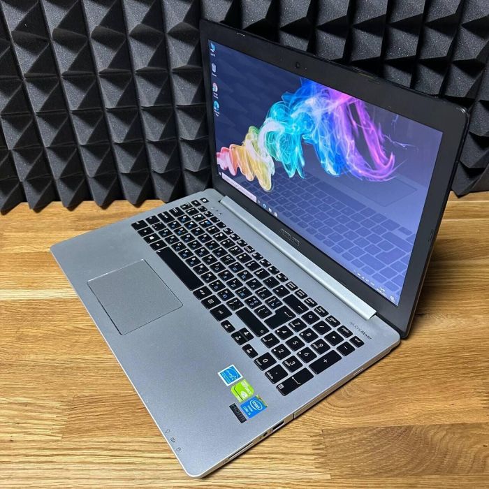 Ноутбук Б-клас Asus A551L / 15.6" (1366x768) TN / Intel Core i5-4200U (2 (4) ядра по 1.6 - 2.6 GHz) / 12 GB DDR3 / 128 GB SSD / nVidia GeForce GT 740M, 2 GB GDDR3, 64-bit / WebCam / DVD-ROM б/в - зображення 4