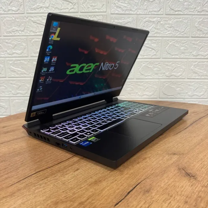 Ігровий ноутбук Б-клас Acer Nitro 5 AN515-58 / 15.6" (1920x1080) IPS / Intel Core i5-12500H (12 (16) ядер по 3.3 - 4.5 GHz) / 16 GB DDR4 / 512 GB SSD / nVidia GeForce RTX 3050 Ti, 4 GB GDDR6, 128-bit / WebCam б/в - зображення 4