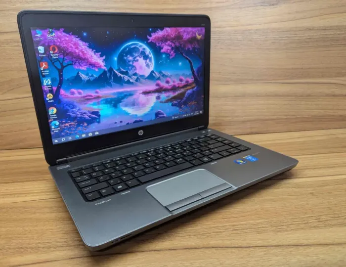 Ноутбук Б-клас HP ProBook 640 G1 / 14" (1366x768) TN / Intel Core i5-4300M (2 (4) ядра по 2.6 - 3.3 GHz) / 8 GB DDR3 / 240 GB SSD / Intel HD Graphic 4600 / WebCam / Fingerprint / Windows 10 б/в - зображення 4