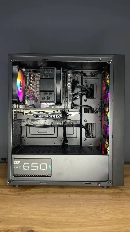 Ігровий ПК Qube  / Core i3-12100F (4(8) ядра по 3.3-4.3GHz) / 16GB DDR4 / 256GB SSD M.2 + 1000GB HDD / GeForce GTX 1660 Super, 6GB / 650W - зображення 3