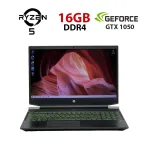 Ігровий ноутбук Б-класу HP Pavilion Gaming 15-EC0013DX / 15,6" (1920x1080) IPS / AMD Ryzen 5 3550H (4 (8) ядер по 2,1 - 3,7 ГГц) / 16 ГБ DDR4 / 480 ГБ SSD / nVidia GeForce GTX 1050, 3 ГБ GDDR5, 96-біт / Веб-камера б/в
