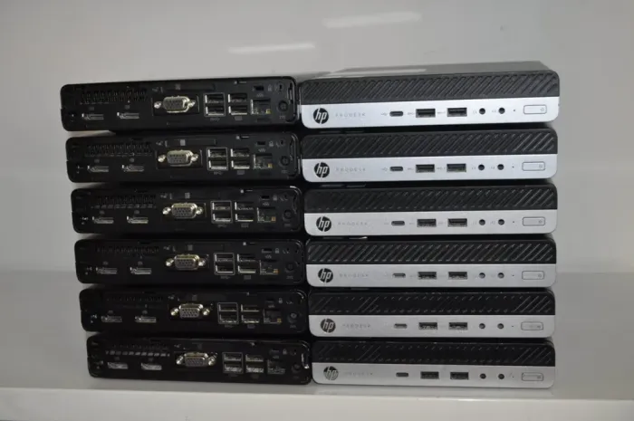 Неттоп HP ProDesk 600 G3 Mini PC USFF / Intel Core i3-7100T (2 (4) ядра по 3.4 GHz) / 8 GB DDR4 / 240 GB SSD / Intel HD Graphics 630 / Windows 11 Pro + Блок живлення б/в - зображення 2