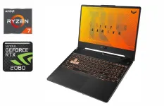 Ігровий ноутбук Asus TUF Gaming A15 FA566IV / 15.6" (1920x1080) IPS / AMD Ryzen 7 4800H (8 (16) ядер по 2.9 - 4.2 GHz) / 16 GB DDR4 / 1000 GB SSD / nVidia GeForce RTX 2060, 6 GB GDDR6, 192-bit / WebCam / Windows 10 б/в