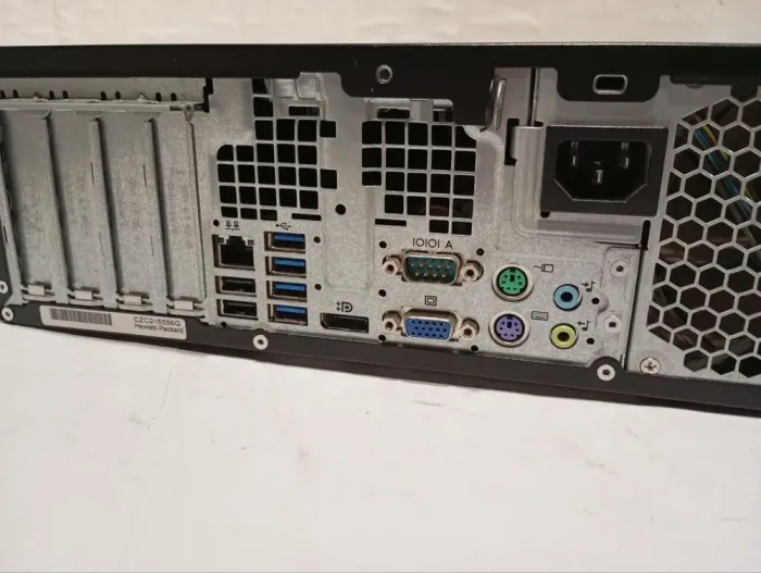 Комплект ПК: HP Compaq Pro 6300 SFF / Intel Core i5-3450 (4 ядра по 3.1 - 3.5 GHz) / 8 GB DDR3 / 500 GB HDD / Intel HD Graphics 2500 + Монітор Dell UltraSharp U2412M / 24" (1920x1200) IPS / 1x DP, 1x DVI, 1x VGA, 5x USB 2.0 / VESA 100x100 / Pivot б/в - зображення 5