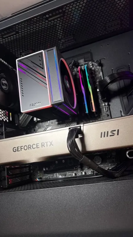 Збірка під замовлення: ігровий ПК Lian Li LanCool 215 Tempered Glass Tower / AMD Ryzen 5 9600X (6 (12) ядер по 3.9 - 5.4 GHz) / 32 GB DDR5 / 2000 GB SSD M.2 / nVidia GeForce RTX 4070 Ti Super, 16 GB GDDR6X, 256-bit / 850W - зображення 8