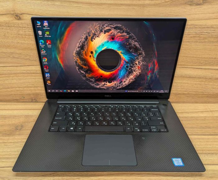 Ігровий ноутбук Dell XPS 15 7590 / 15,6" (3840x2160) IPS Touch / Intel Core i7-8750H (6 (12) ядер по 2.2 - 4.1 GHz) / 32 GB DDR4 / 1000 GB SSD / nVidia GeForce GTX 1650, 4 GB GDDR6, 128-bit / WebCam / Windows 10 б/в - зображення 2