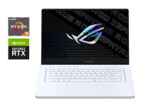 Ігровий ультрабук Asus ROG Zephyrus GA503QS White / 15.6" (2560x1440) IPS / AMD Ryzen 9 5900HS (8 (16) ядер по 3.0 - 4.6 GHz) / 32 GB DDR4 / 1000 GB SSD / nVidia GeForce RTX 3080, 8 GB GDDR6, 256-bit б/в