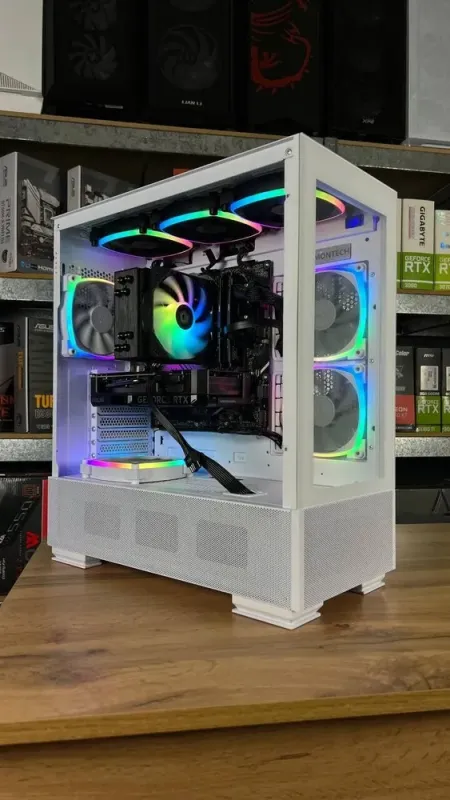 Збірка під замовлення: ігровий ПК Montech Sky Tower / AMD Ryzen 7 7700 (10 (16) ядер по 1.8 - 4.6 GHz) / 32 GB DDR5 / 1000 GB SSD M.2 / nVidia GeForce RTX 4060, 8 GB GDDR6, 128-bit / HDMI / 650W б/в - зображення 10