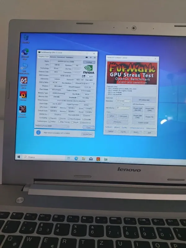 Ноутбук Б-клас Lenovo Z50-70 / 15.6" (1920x1080) TN / Intel Core i5-4210U (2 (4) ядра по 1.7 - 2.7 GHz) / 8 GB DDR3 / 256 GB SSD / nVidia GeForce GT 840M, 2 GB DDR3, 64-bit / WebCam / DVD-ROM б/в - зображення 4