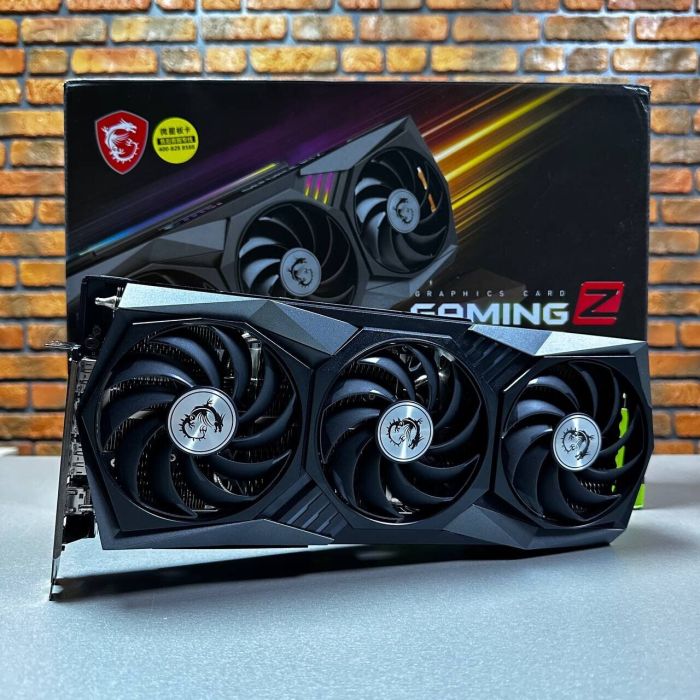 Дискретна відеокарта MSI GeForce RTX 3060 Ti Gaming Trio LHR, 8 GB GDDR6, 256-bit / 1x HDMI, 3x DisplayPort / Коробка / (RTX 3060 Ti GAMING Z TRIO8G LHR) б/в - зображення 2