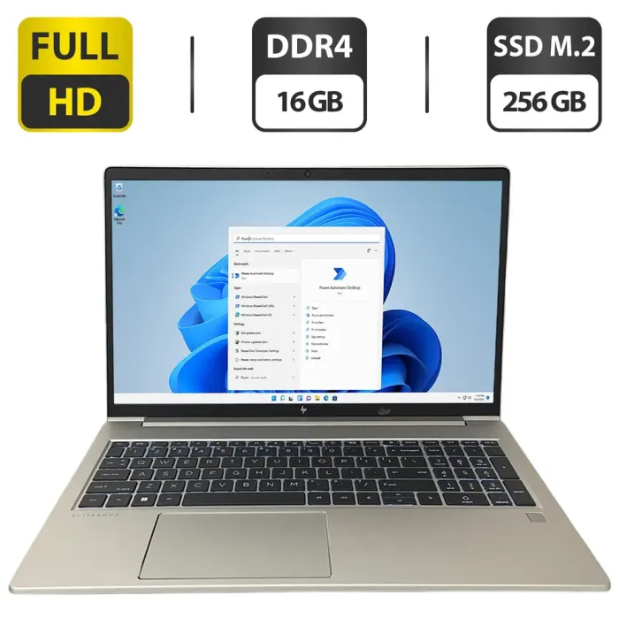 Ультрабук HP EliteBook 650 G9 / 15.6" (1920x1080) IPS / Intel Core i5-1245U (10 (12) ядер 3.3 - 4.4 GHz) / 16 GB DDR4 / 256 GB SSD M.2 / Intel Iris Xe Graphics / WebCam б/в - зображення 1
