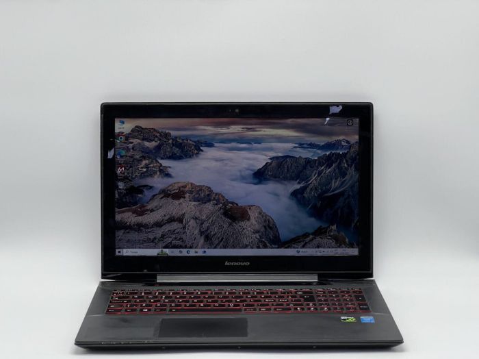 Ігровий ноутбук Б-клас Lenovo Y50-70 / 15.6" (3840x2160) IPS / Intel Core i7-4710HQ (4 (8) ядра по 2.5 - 3.5 GHz) / 16 GB DDR3 / 240 GB SSD / nVidia GeForce GTX 860M, 2 GB GDDR5, 128-bit / WebCam б/в - зображення 2