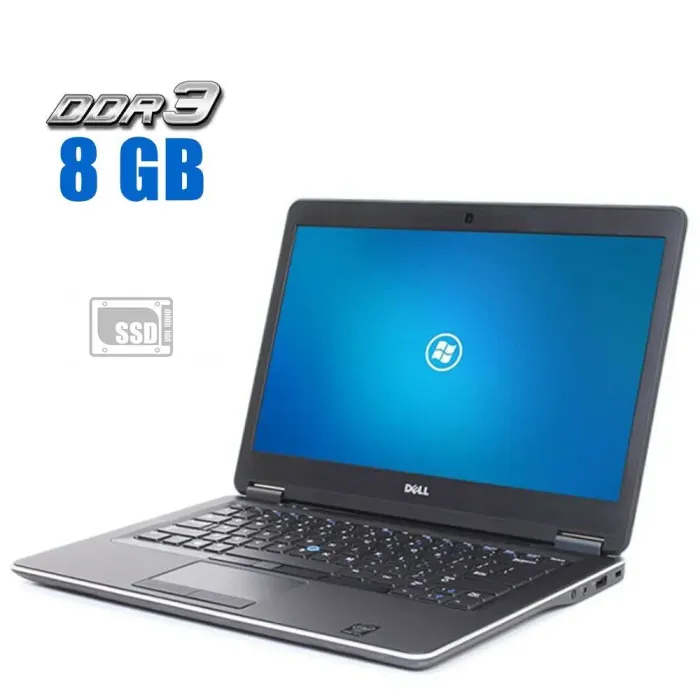 Ноутбук Б-класс Dell Latitude E7440 / 14" IPS / Intel Core i3-4030U (2(4) ядра по 1.9 GHz) / 8GB DDR3 / 128GB SSD / HD Graphics 4400 б/в - зображення 1