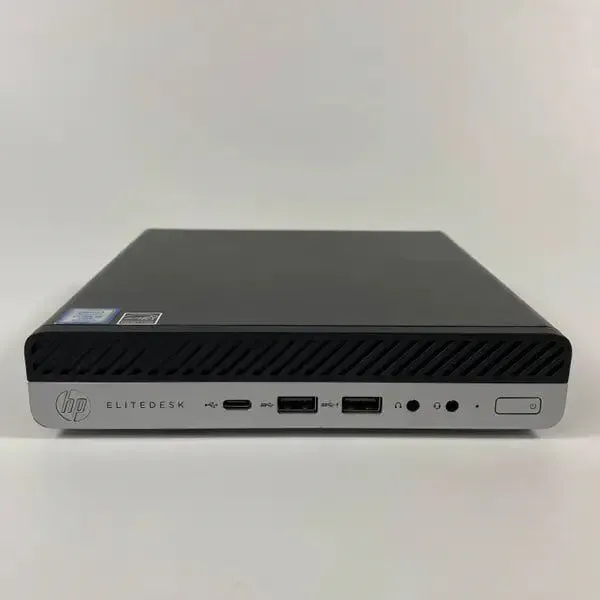 Комп'ютер Б-клас HP EliteDesk 800 G4 DM / Intel Core i5-8600 (6 ядер по 3.1 - 4.3 GHz) / 16 GB DDR4 / 256 GB SSD / Intel UHD Graphics 630 / Wi-Fi б/в - зображення 2