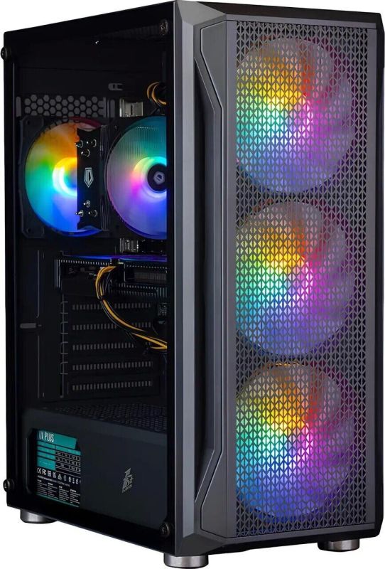 Ігровий ПК Dtop Gaming R253 Tower / AMD Ryzen 5 3600 (6 (12) ядер по 3,6 - 4,2 ГГц) / 16 ГБ DDR4 / 480 ГБ SSD / nVidia GeForce RTX 3050, 6 ГБ GDDR6, 96-біт / 500 Вт - зображення 2
