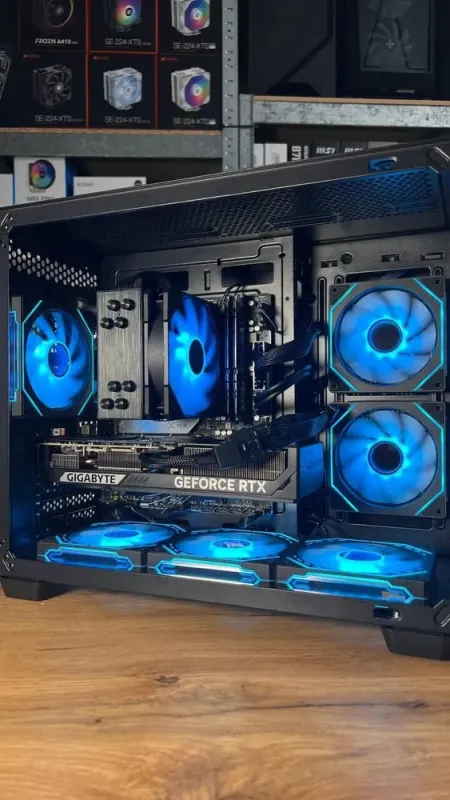 Збірка під замовлення: ігровий ПК AeroCool P300C-G-BK-v1 Tower / AMD Ryzen 7 7700 (8 (16) ядер по 3.8 - 5.3 GHz) / 32 GB DDR5 / 1000 GB SSD M.2 / nVidia GeForce RTX 5070, 12 GB GDDR7, 192-bit / 750W - зображення 6