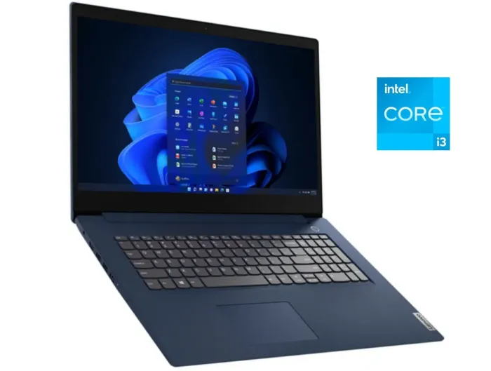 Ультрабук Б-клас Lenovo IdeaPad 3 17ITL6 / 17.3" (1600x900) TN / Intel Core i3-1115G4 (2 (4) ядра по 1.7 - 4.1 GHz) / 8 GB DDR4 / 128 GB SSD + 500 GB HDD / Intel UHD Graphics / WebCam / Win 11 Home б/в - зображення 1