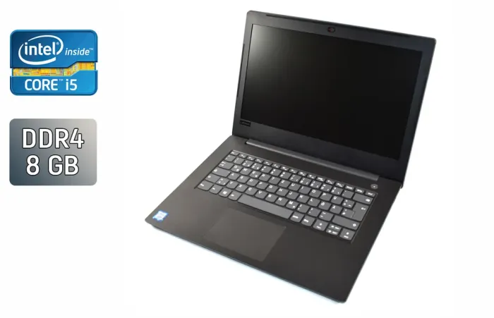 Ноутбук Б-клас Lenovo IdeaPad V330-14IKB / 14" (1920x1080) TN / Intel Core i5-8250U (4 (8) ядра по 1.6 - 3.4 GHz) / 8 GB DDR4 / 256 GB SSD / Intel UHD Graphics 620 / WebCam / HDMI б/в - зображення 1