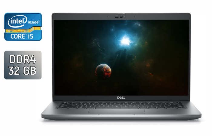 Ультрабук Dell Latitude 5430 / 14" (1920x1080) IPS / Intel Core i5-1245U (10 (12) ядер по 1.2 - 4.4 GHz) / 32 GB DDR4 / 1000 GB SSD / Intel Iris Xe Graphics / WebCam / HDMI / Windows 11 б/в - зображення 1