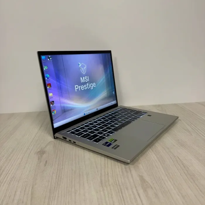 Ігровий ультрабук MSI Prestige 14 H B13UCX / 14" (1920x1200) IPS / Intel Core i9-13900H (14 (20) ядер по 2,6 - 5,4 ГГц) / 32 ГБ DDR5 / 512 ГБ SSD NVMe / nVidia GeForce RTX 2050, 4 ГБ GDDR6, 64-біт / WebCam б/в - зображення 4