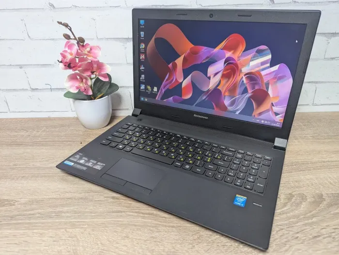 Ноутбук Б-клас Lenovo B50-80 / 15.6" (1366x768) TN / Intel Core i3-5005U (2 (4) ядра по 2.0 GHz) / 8 GB DDR3 / 128 GB SSD / Intel HD Graphics 5500 / WebCam / DVD-ROM б/в - зображення 5