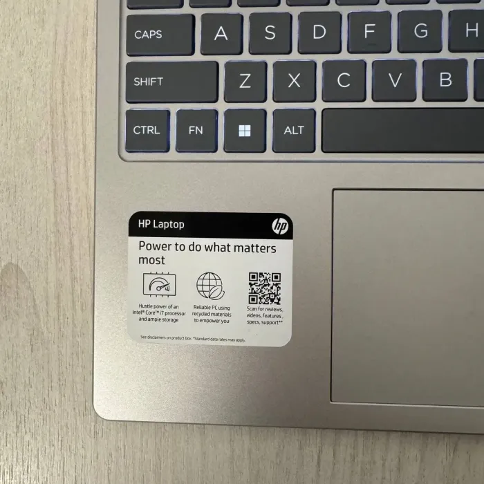 Ультрабук Б-клас HP 15-fd0182wm / 15.6" (1920x1080) IPS / Intel Core i7-1355U (10 (12) ядер по 3.7 - 5.0 GHz) / 16 GB DDR4 / 1000 GB SSD / Intel Iris Xe Graphics / WebCam б/в - зображення 5