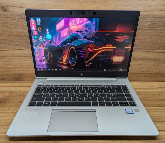 Ультрабук HP EliteBook 840 G5 / 14" (1920x1080) IPS / Intel Core i7-8650U (4 (8) ядра по 1.9 - 4.2 GHz) / 8 GB DDR4 / 256 GB SSD / Intel UHD Graphics 620 / WebCam / TouchID / Windows 10 б/в - зображення 2