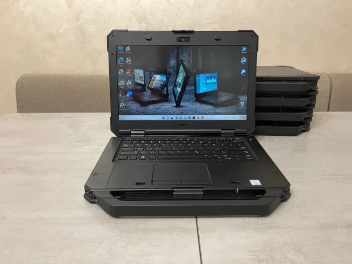 Захищений ноутбук Dell Latitude 5420 Rugged / 14" (1920x1080) IPS / Intel Core i5-8350U (4 (8) ядра по 1.7 - 3.6 GHz) / 16 GB DDR4 / 512 GB SSD M.2 / AMD Radeon RX 540, 2 GB GDDR5, 64-bit / WebCam / Два АКБ б/в - зображення 2