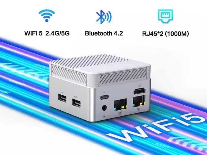 Неттоп Mllse Mini PC G6 (ANB01) USFF / Intel N95 (4 ядра по 3.4 GHz) / 8 GB DDR5 / 256 GB SSD / Intel UHD Graphics / Windows 11 Pro + Блок питания, кабель HDMI - зображення 19