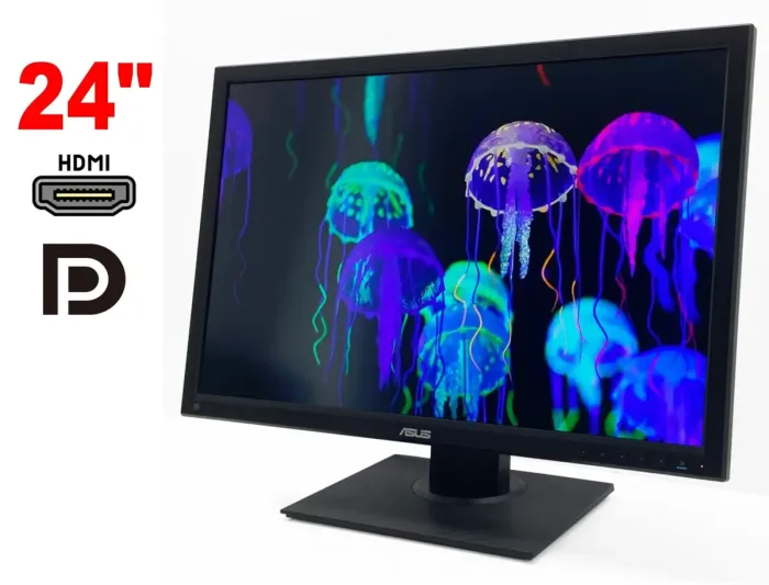 Монітор Asus BE24AQLB / 24" (1920x1200) IPS / 1x DP, 1x DVI, 1x VGA, 2x USB 2.0, 2x Audio / 2x 2W / VESA 100x100 б/в - зображення 1