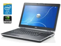 Ноутбук Б-клас Dell Latitude E6530 / 15.6" (1366x768) TN / Intel Core i7-3540M (2 (4) ядра по 3.0 - 3.7 GHz) / 8 GB DDR3 / 256 GB SSD / nVidia NVS 5200M, 1 GB DDR3, 64-bit / DVD-RW б/в