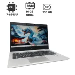 Ультрабук HP EliteBook 830 G6 / 13.3" (1920x1080) IPS / Intel Core i7-8565U (4 (8) ядра по 1.8 - 4.6 GHz) / 16 GB DDR4 / 256 GB SSD / Intel UHD Graphics / WebCam б/в