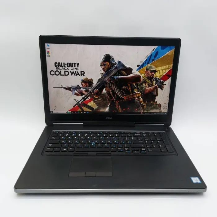 Мобільна робоча станція Dell Precision 7720 / 17.3" (1600x900) IPS / Intel Xeon E3-1505M v6 (4 (8) ядра по 3.0 - 4.0 GHz) / 32 GB DDR4 / 512 GB SSD / nVidia Quadro P5000, 16 GB GDDR5X, 256-bit / miniDP / HDMI б/в - зображення 2