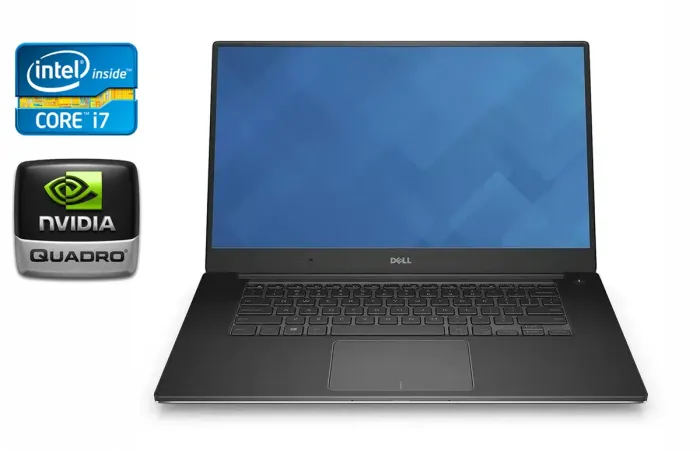 Мобільна робоча станція Dell Precision 5520 / 15.6" (1920x1080) IPS / Intel Core i7-6820HQ (4 (8) ядра по 2.7 - 3.6 GHz) / 16 GB DDR4 / 512 GB SSD / nVidia Quadro M1200, 4 GB GDDR5, 256-bit / HDMI / Windows 10б/в - зображення 1