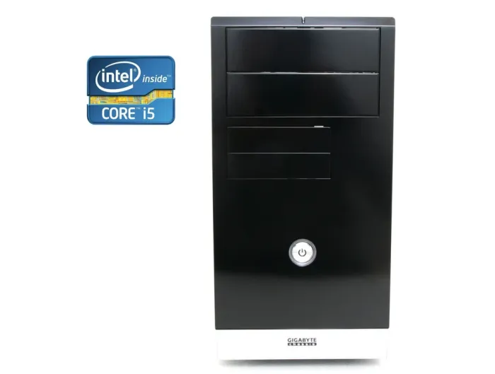 ПК Б-клас Gigabyte GZ-M1 Tower / Intel Core i5-2400S (4 ядра по 2.5 - 3.3 GHz) / 8 GB DDR3 / 500 GB HDD / Intel HD Graphics 2000 / DVD-RW / 450W б/в - зображення 1