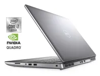 Мобільна робоча станція Б-клас Dell Precision 7550 / 15.6" (1920x1080) IPS / Intel Core i7-10850H (6 (12) ядер по 2.7 - 5.1 GHz) / 32 GB DDR4 / 1000 GB SSD / nVidia Quadro T2000, 4 GB GDDR5, 128-bit б/в
