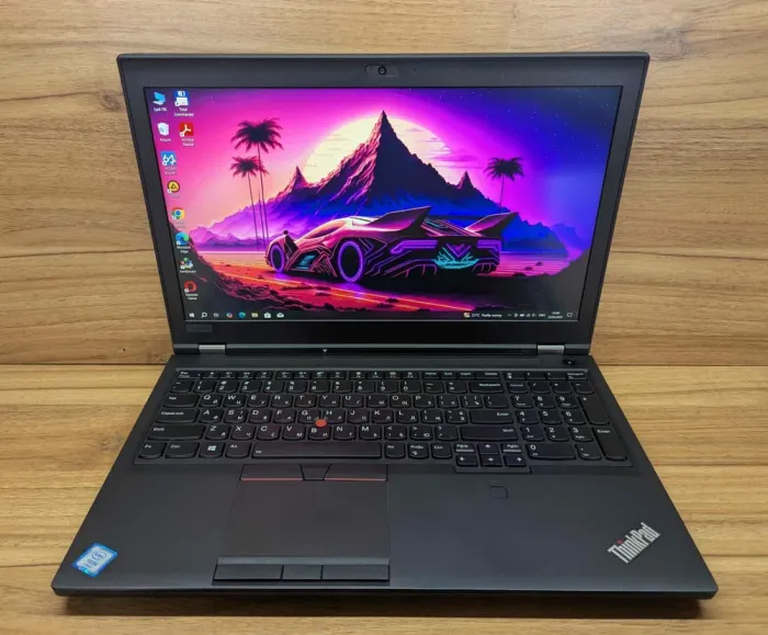 Мобільна робоча станція Б-клас Lenovo ThinkPad P52 / 15.6" (1920x1080) IPS / Intel Xeon E-2176M (6 (12) ядер по 2.7 - 4.4 GHz) / 32 GB DDR4 / 512 GB SSD / nVidia Quadro P2000, 4 GB GDDR5, 128-bit / WebCam / Fingerprint / Windows 10 б/в - зображення 2