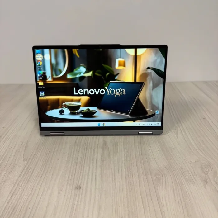 Ультрабук-трансформер Lenovo Yoga 7 14AHP9 / 14" (1920x1200) IPS Touch / AMD Ryzen 5 8640HS (6 (12) ядер по 3.5 - 4.9 GHz) / 8 GB DDR5 / 512 GB SSD NVMe / AMD Radeon 760M Graphics / WebCam б/в - зображення 7
